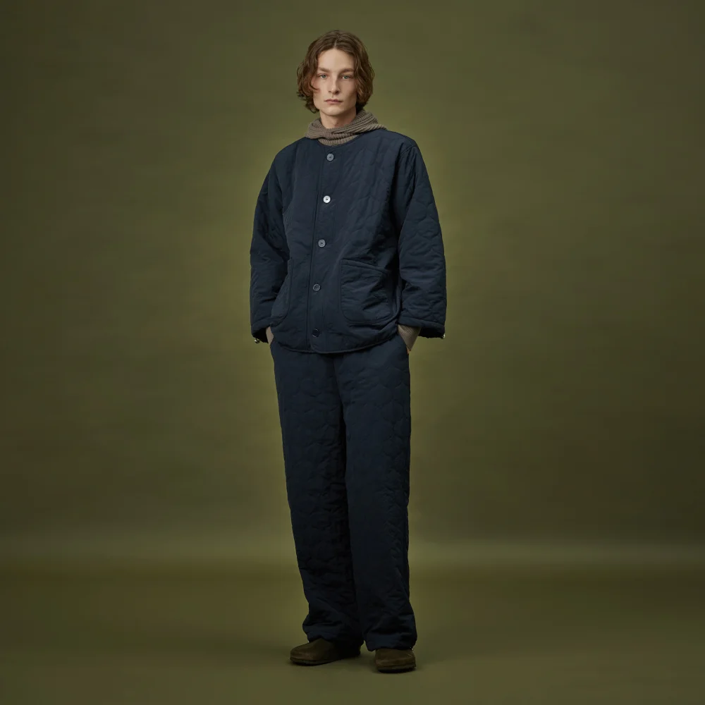 QUILTING PADDING PANT_navy (men)