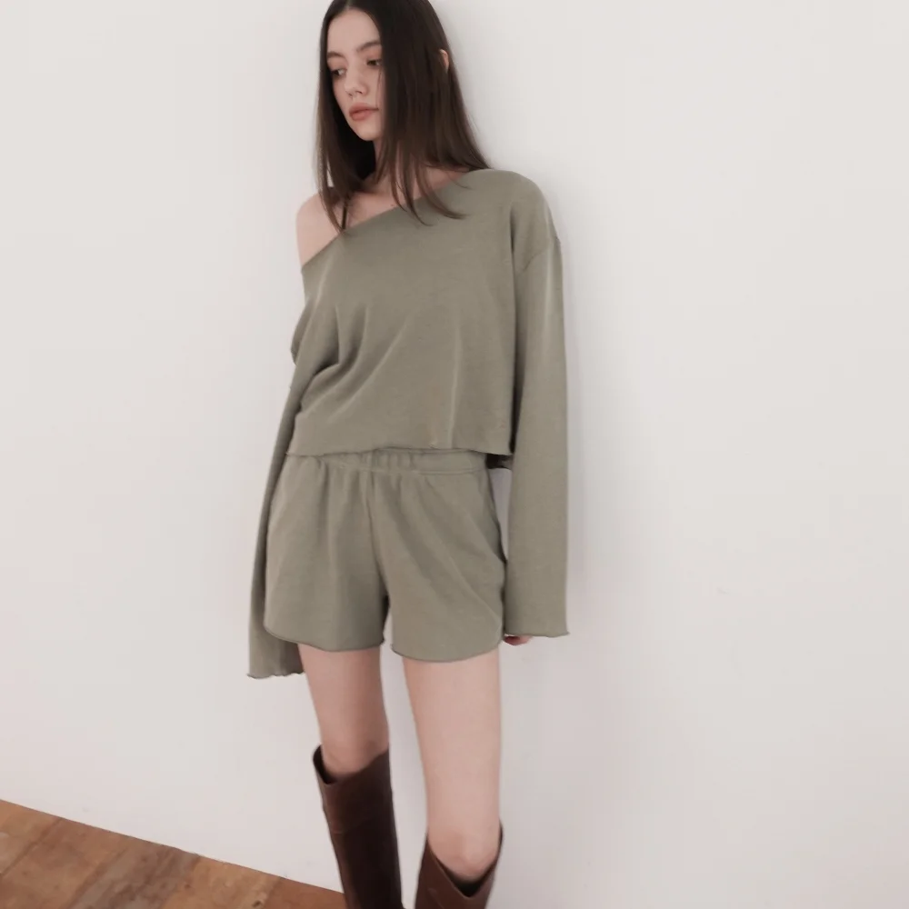 Dry Crop Top (khaki beige)