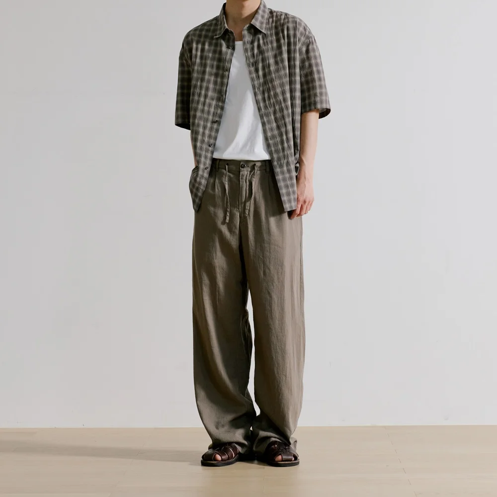 LINEN EASY PANTS