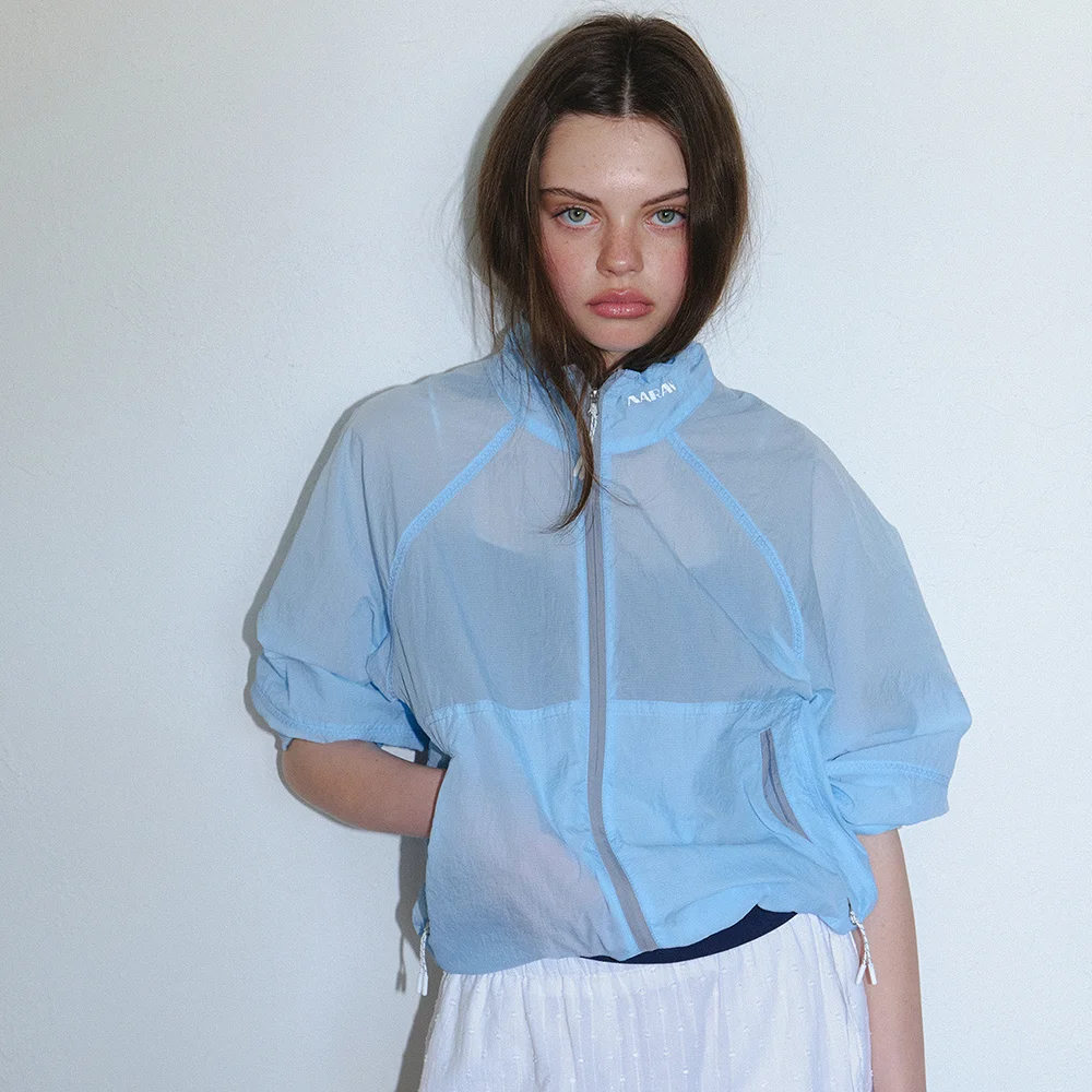 Airy wind breaker_sky blue