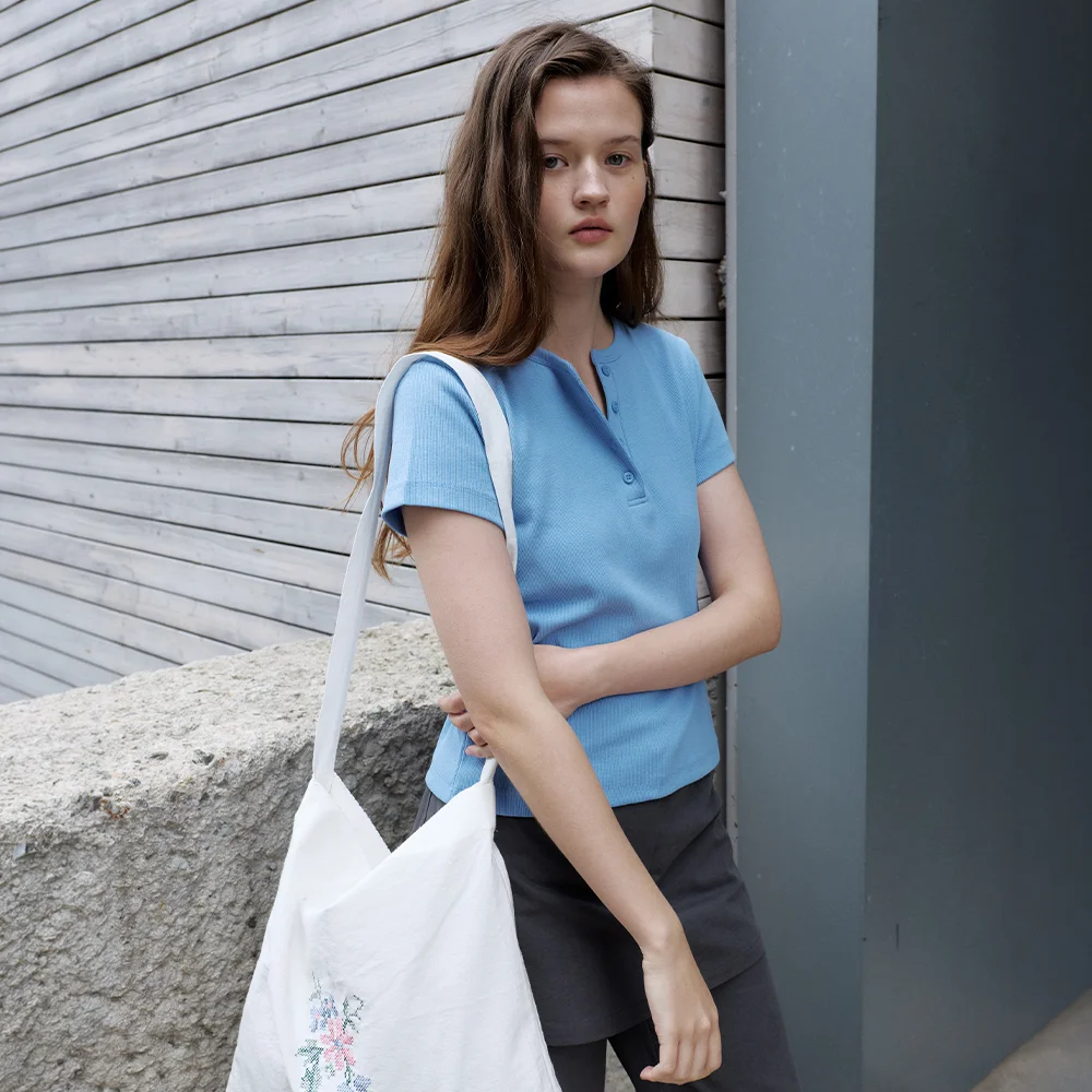 fourb tee - classic blue
