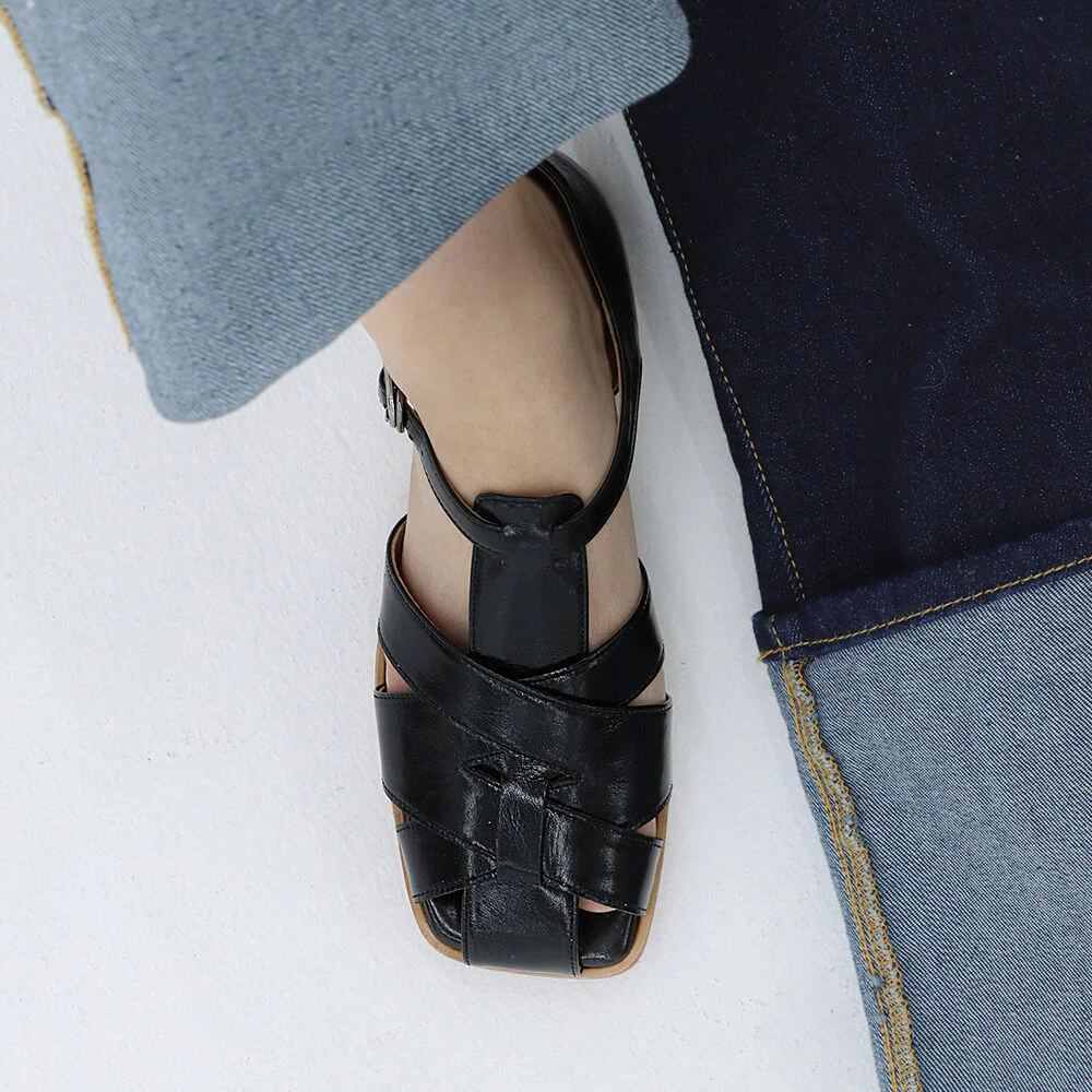 sum fisherman loafer_24016_black