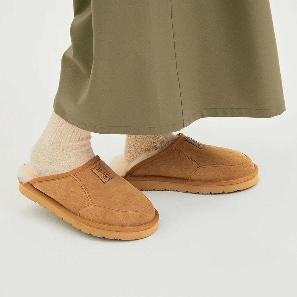 Fluff High Warm 穆勒鞋(TAN)