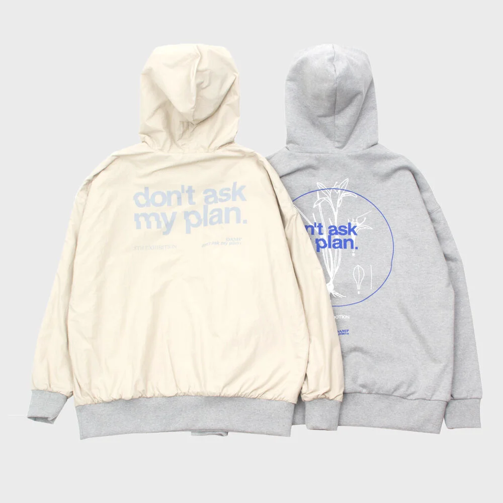 REVERSIBLE HEAVY HOODY_BEIGE/GRAY