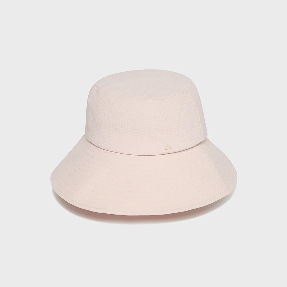 Seersucker WOVEN HAT W_Light Pink_KWS25C62P1