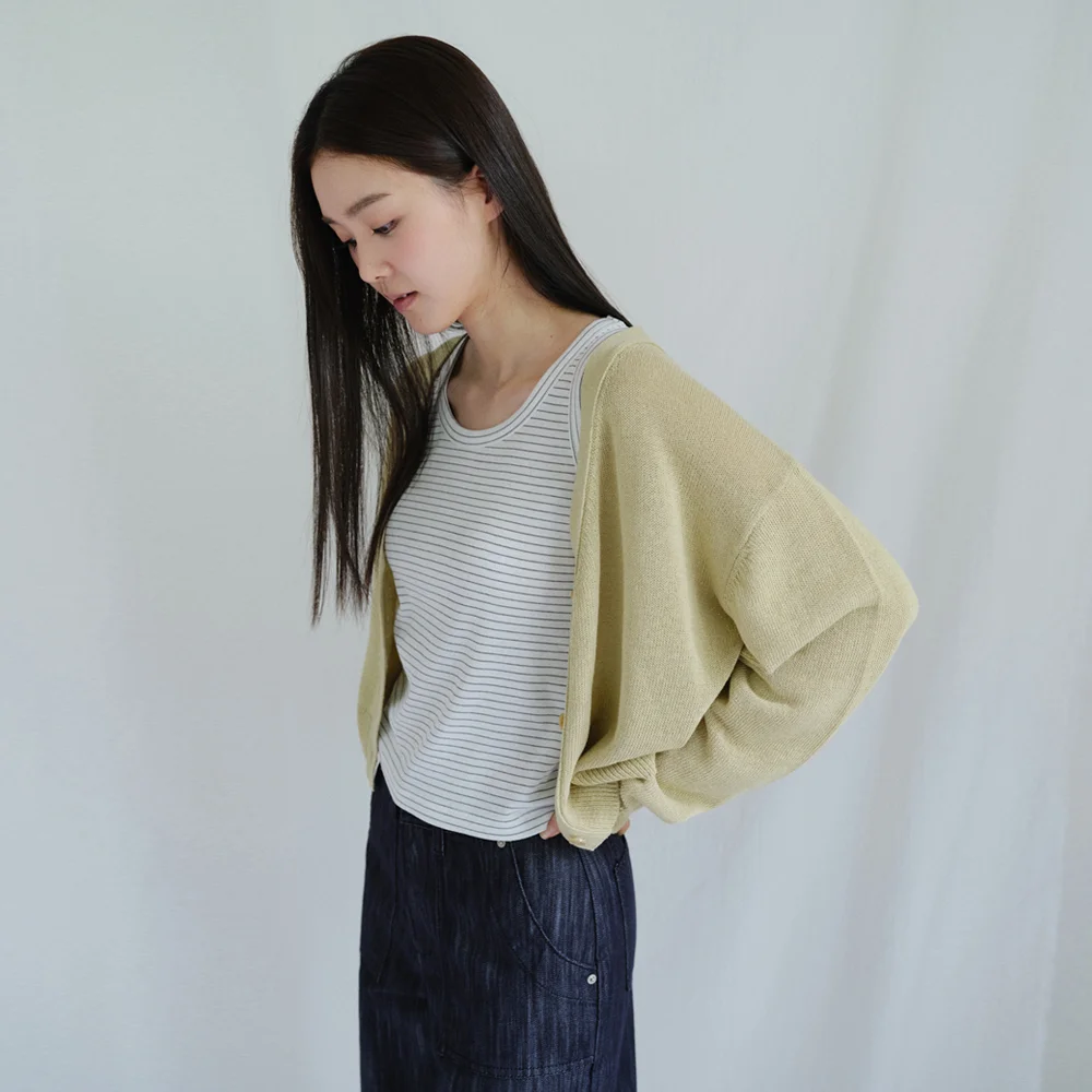 Pita Cardigan_Sage Green