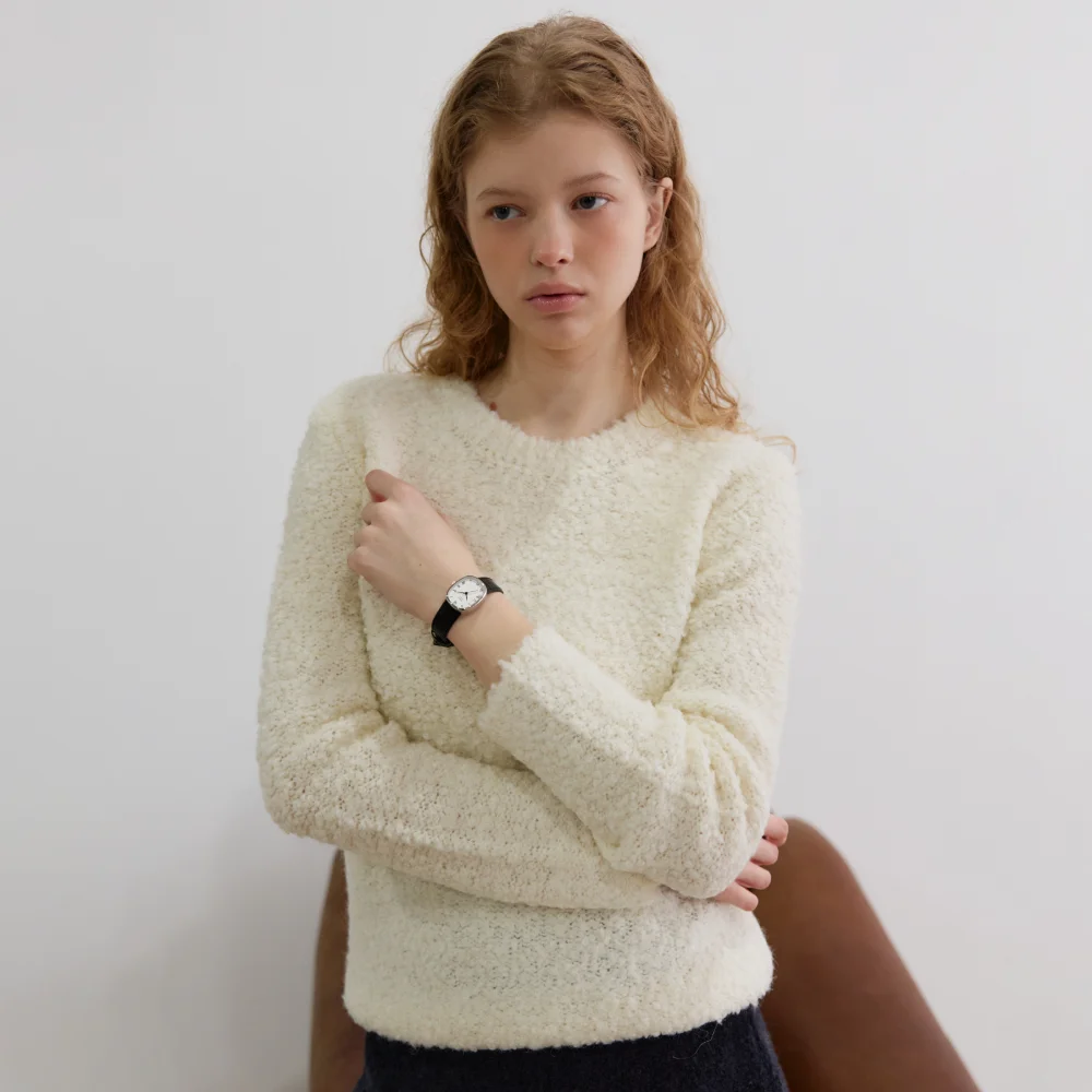 Lana Boucle Knit (Cream)