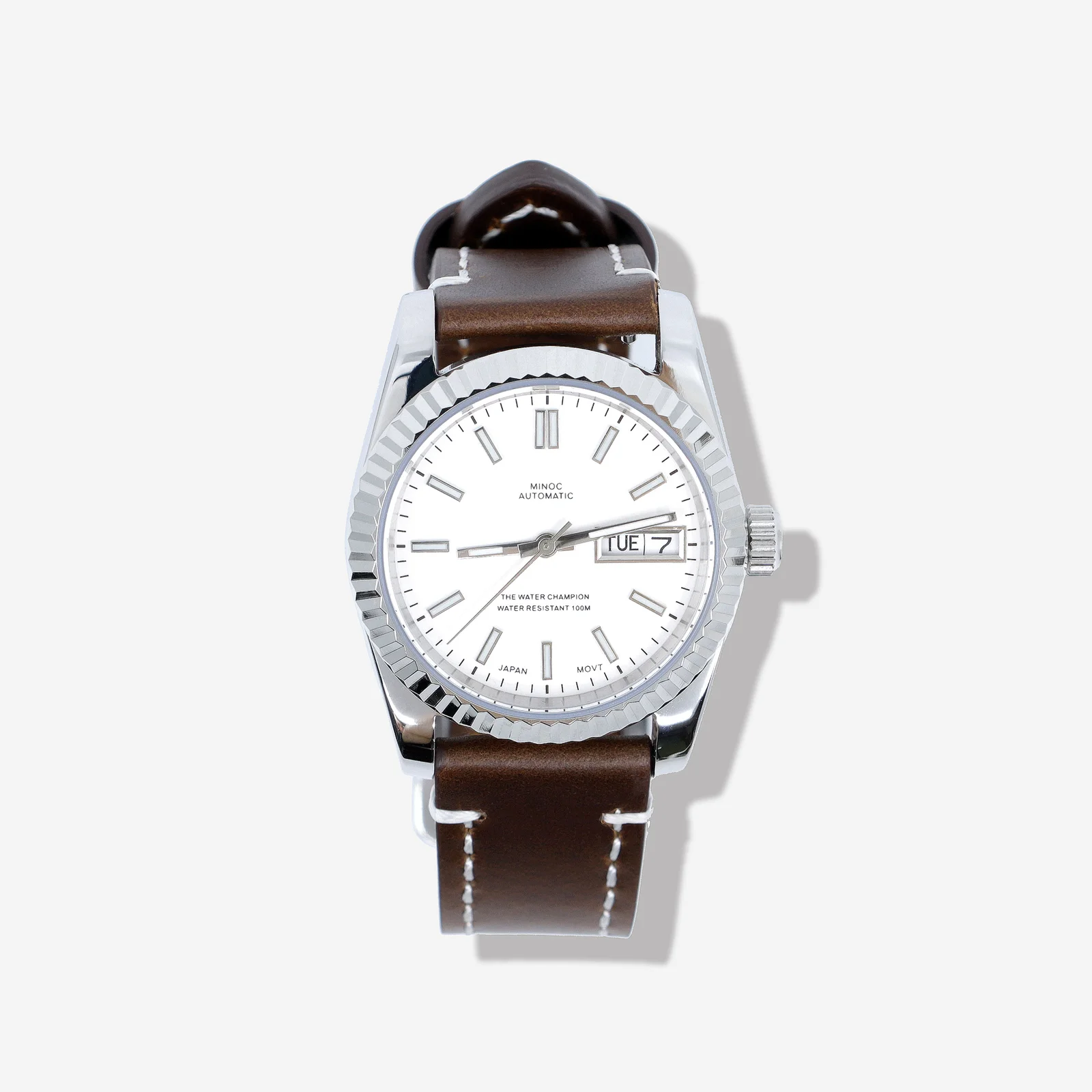 Minok Zenith Automatic 002 男士 皮革腕錶 女裝 名牌手錶