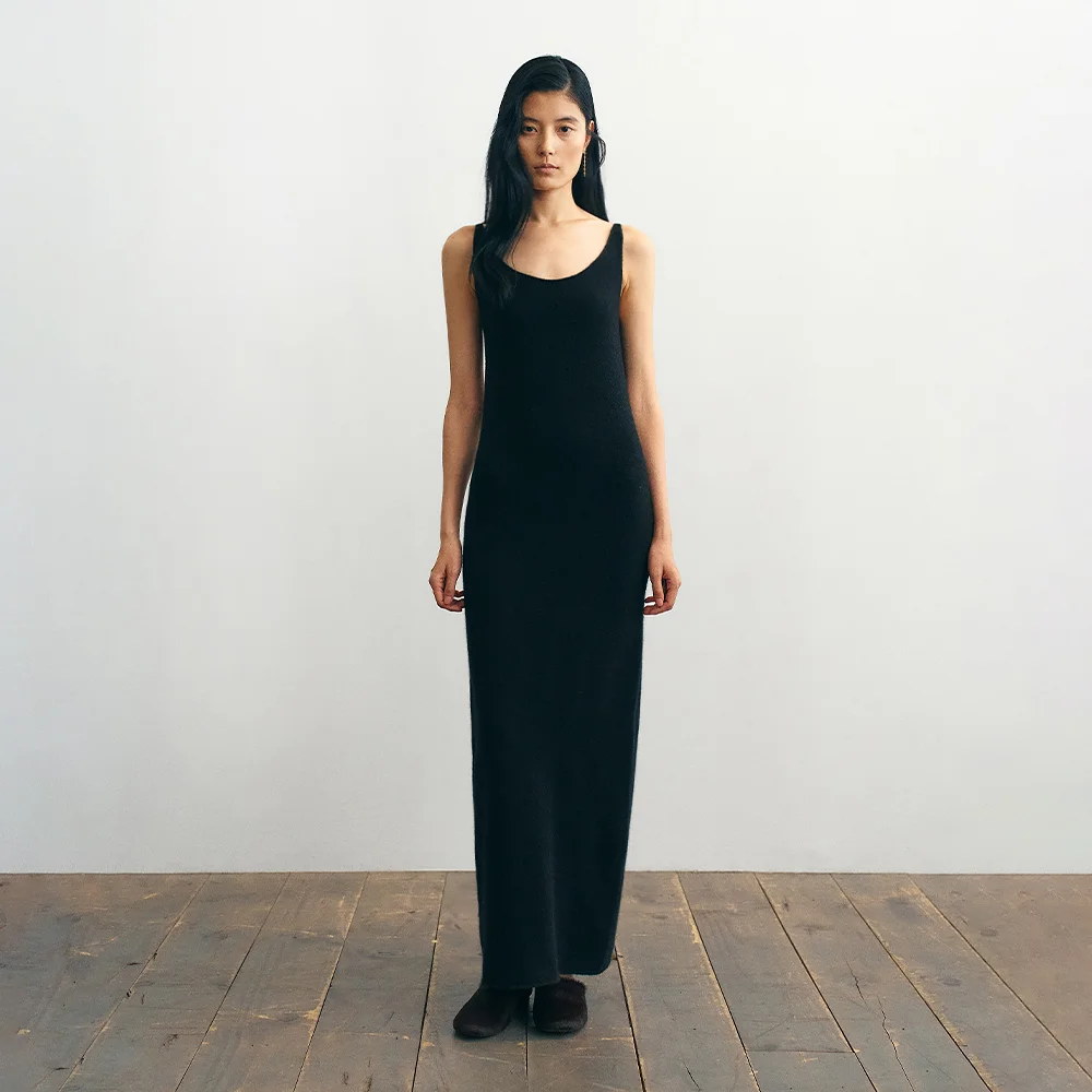 Linea Knit Dress_Black