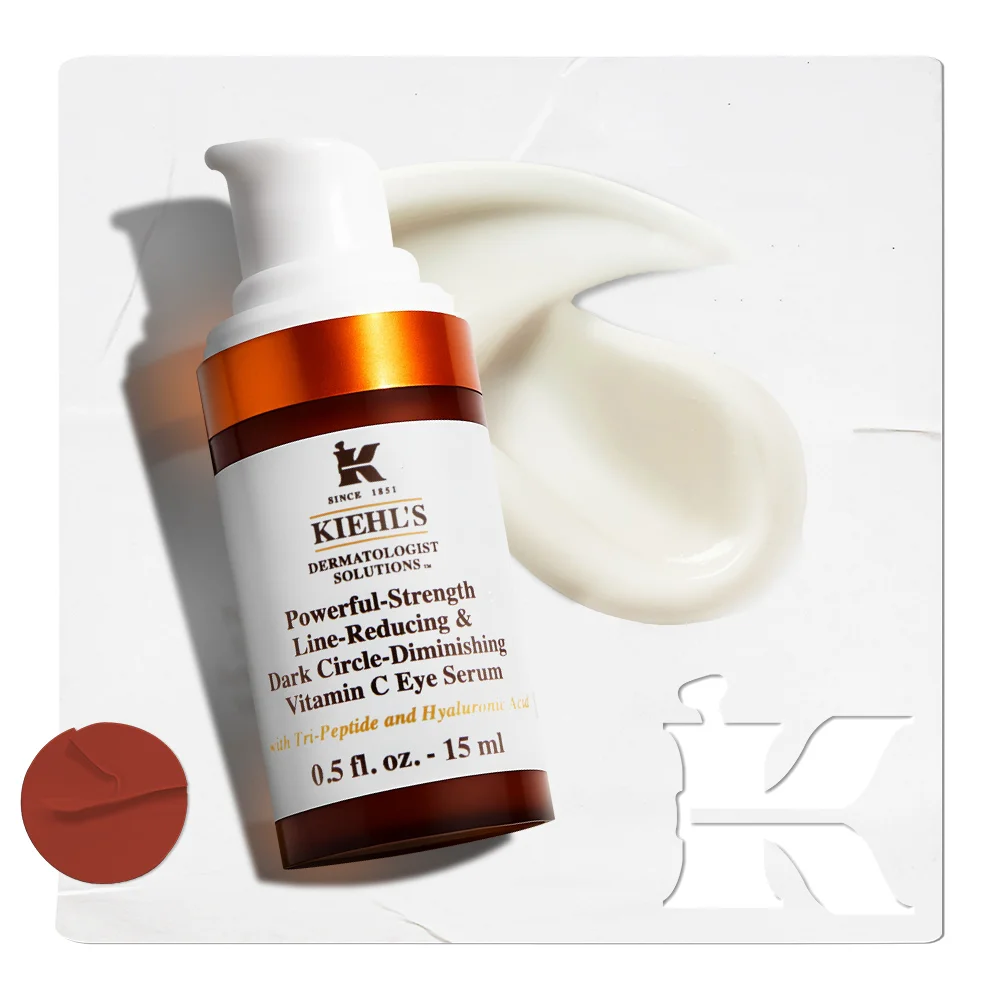 Kiehl's 強效 Strength 線條 Reducing 黑眼圈 淡化 維他命C 眼部精華 15ml