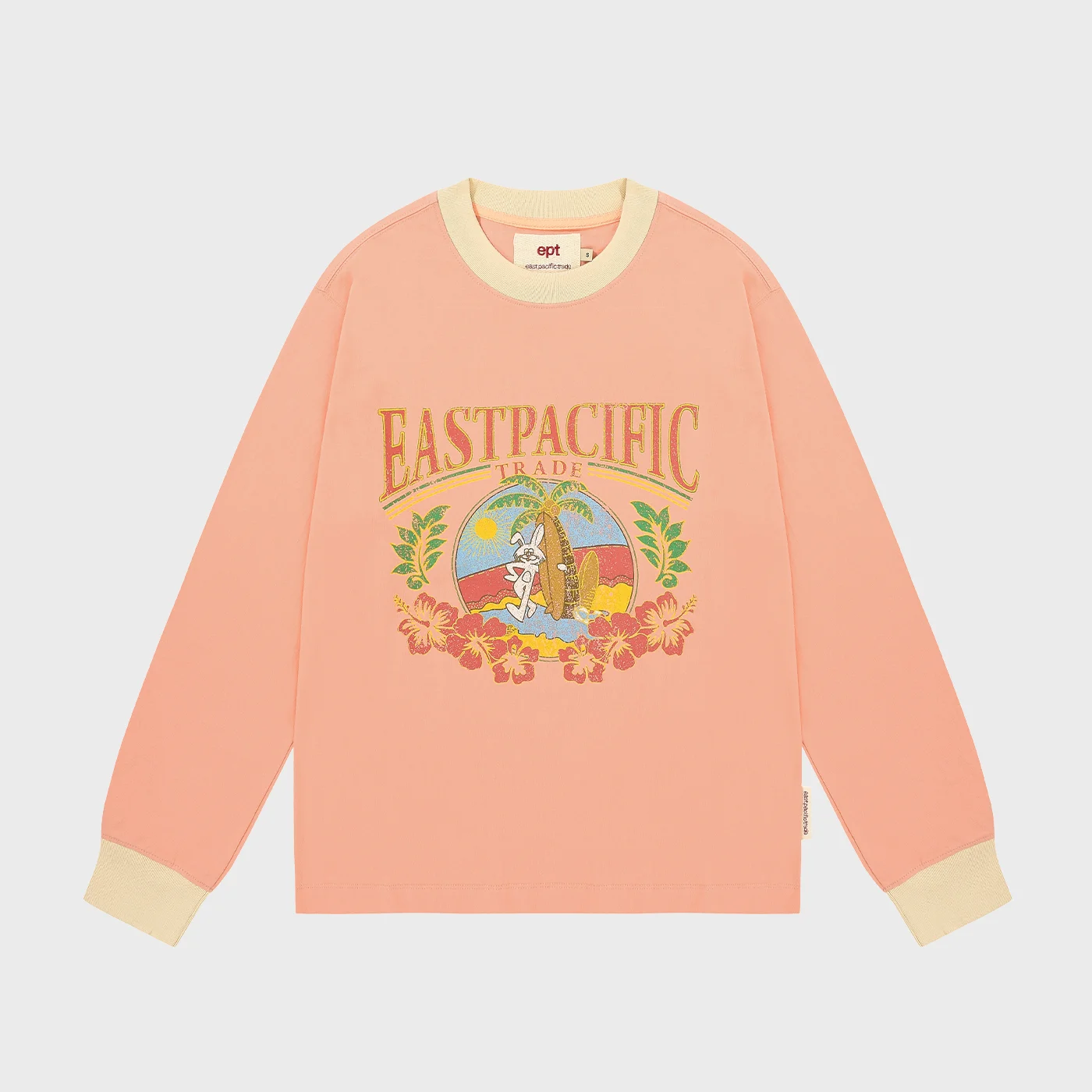 NIBBLE SURF LONG SLEEVE (CORAL)