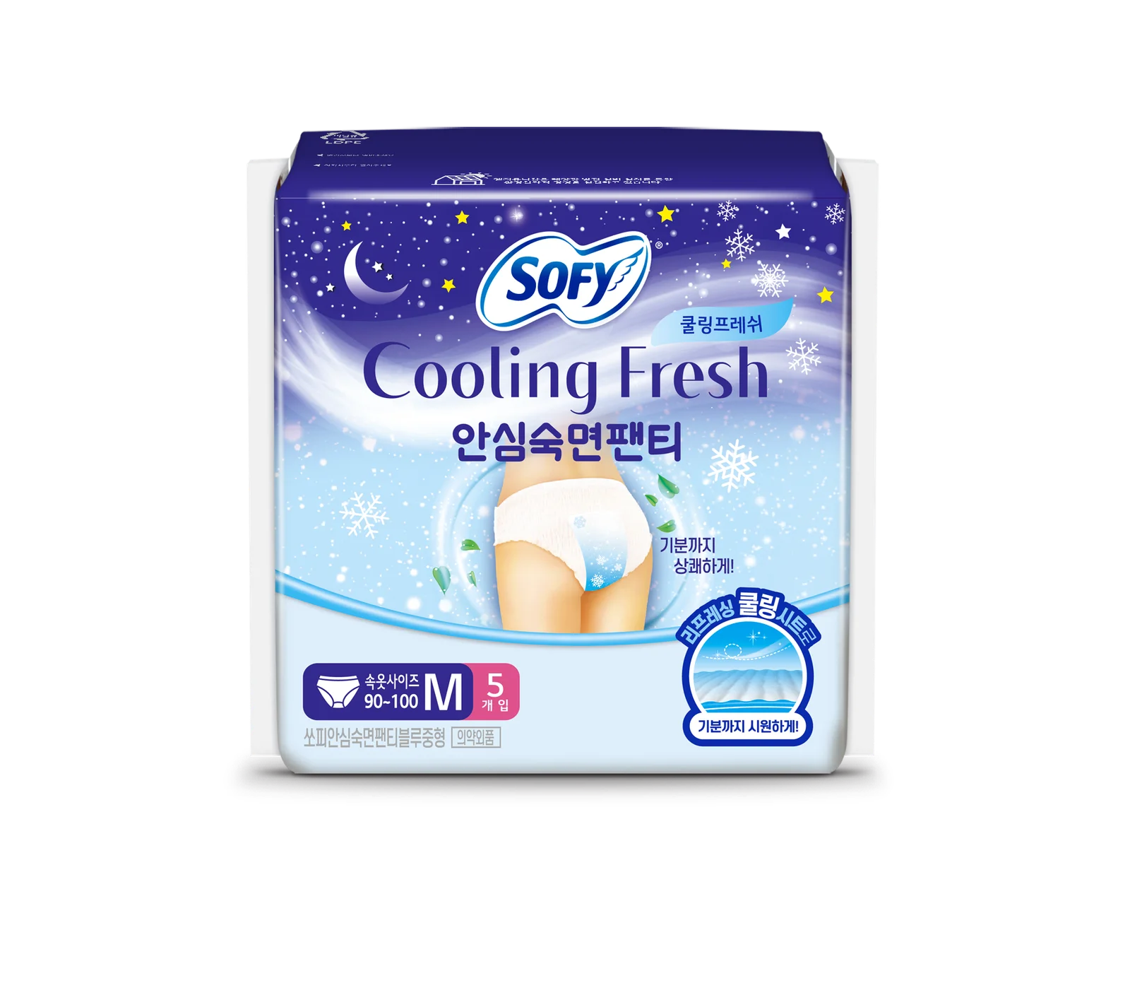 Sofy Cooling Fresh 安心睡眠內褲 5款 擇 1 (M/L/XL/3套裝)