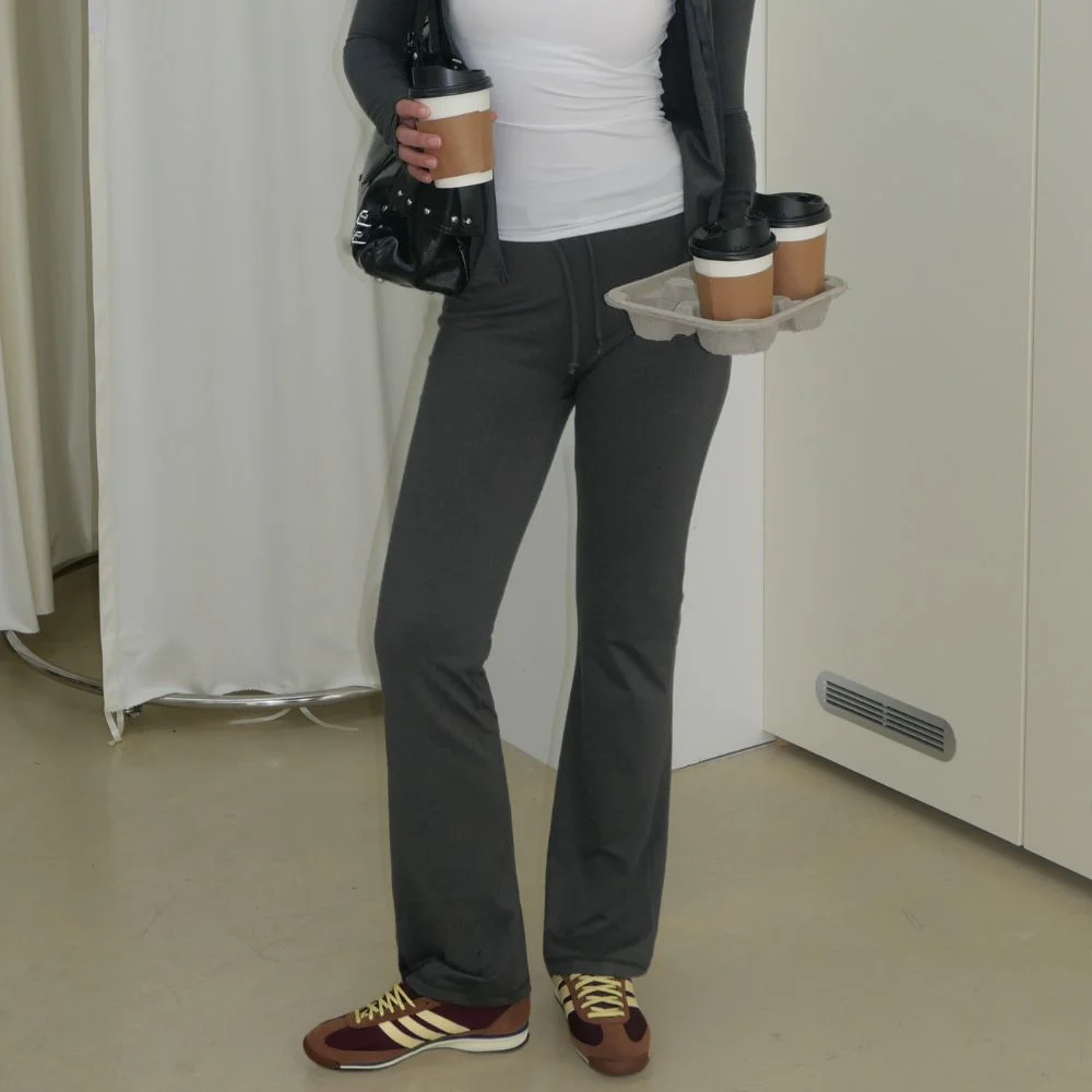 Butter Drawstring Pants 炭灰色