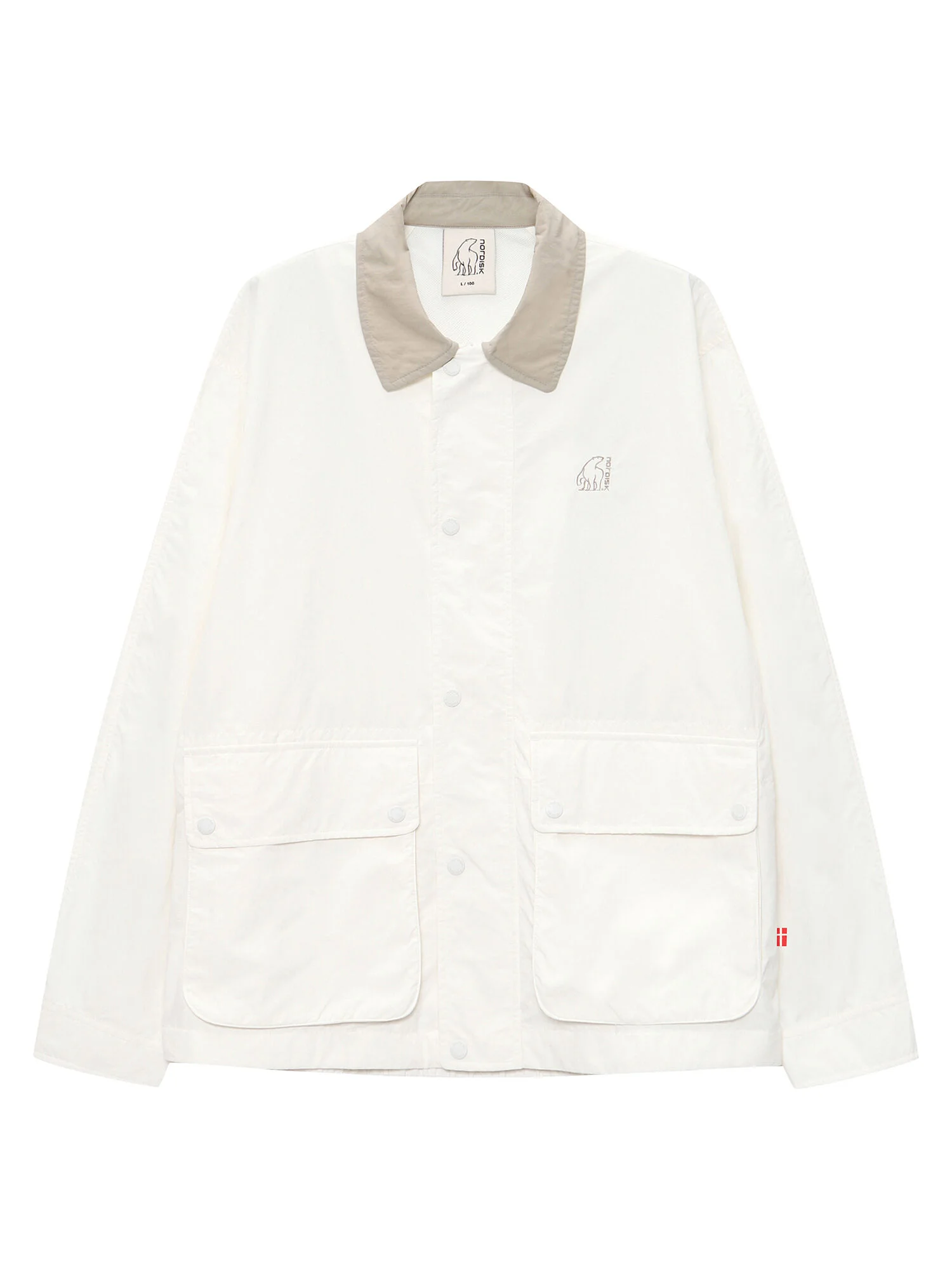 輕量 獵人款 外套 - M_Off White_OMM25112W3