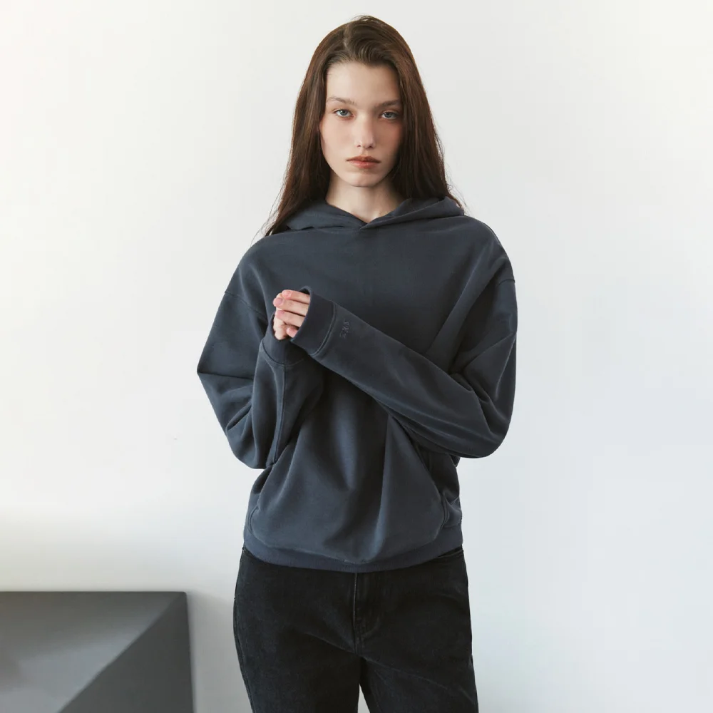 SITP5314 復古 常規 連帽衫 T恤_Dust navy