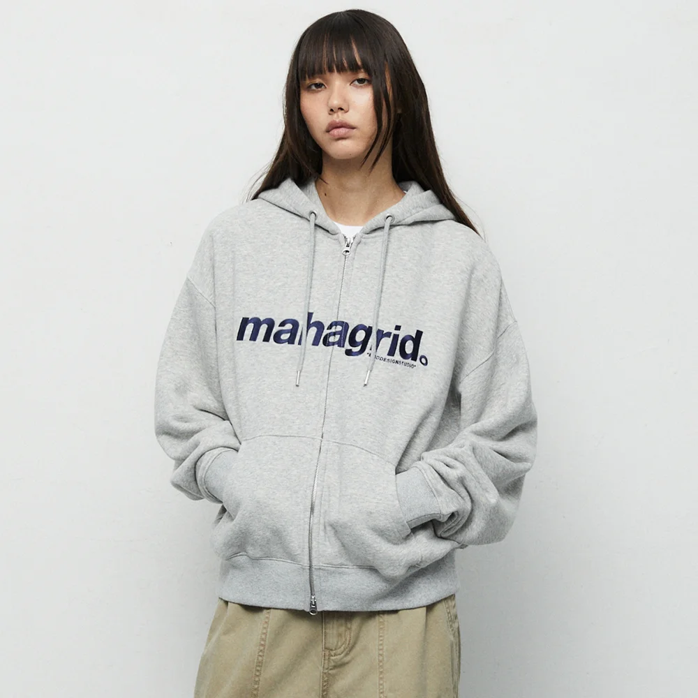BASIC LOGO ZIP-UP HOODIE