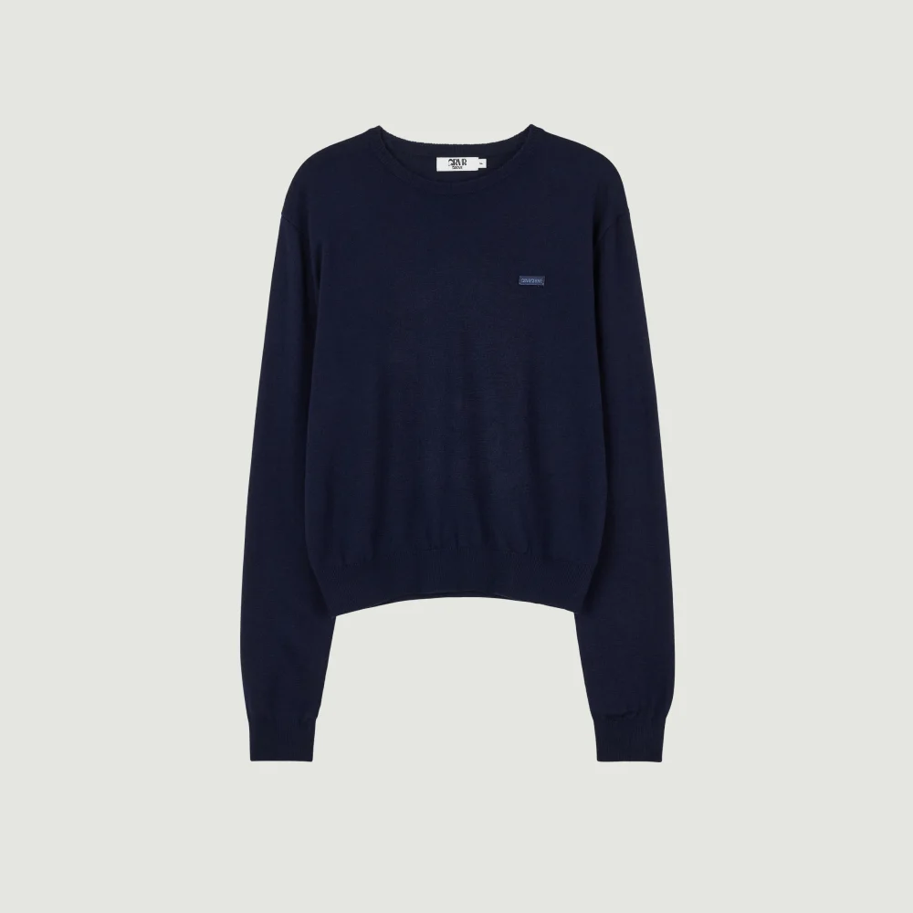 DANIKA L/S KNIT (NAVY)