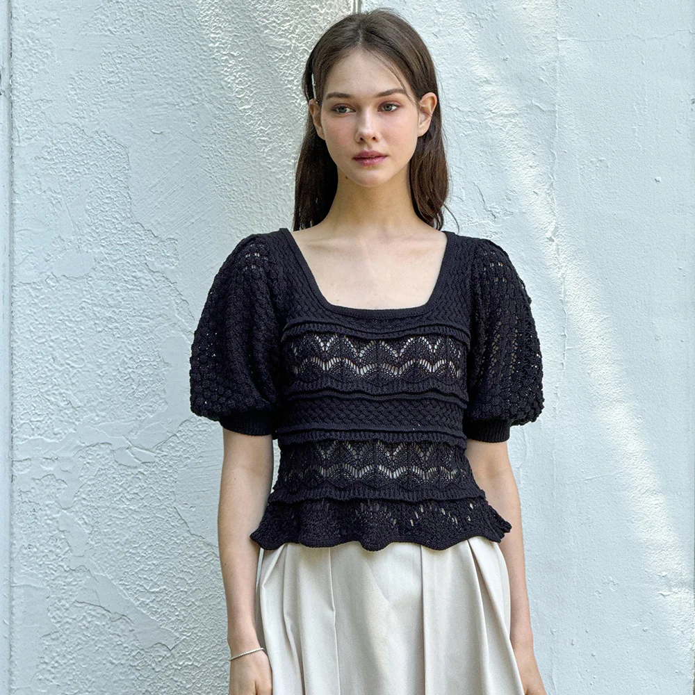 Lautre Mahe Back Ribbon knit
