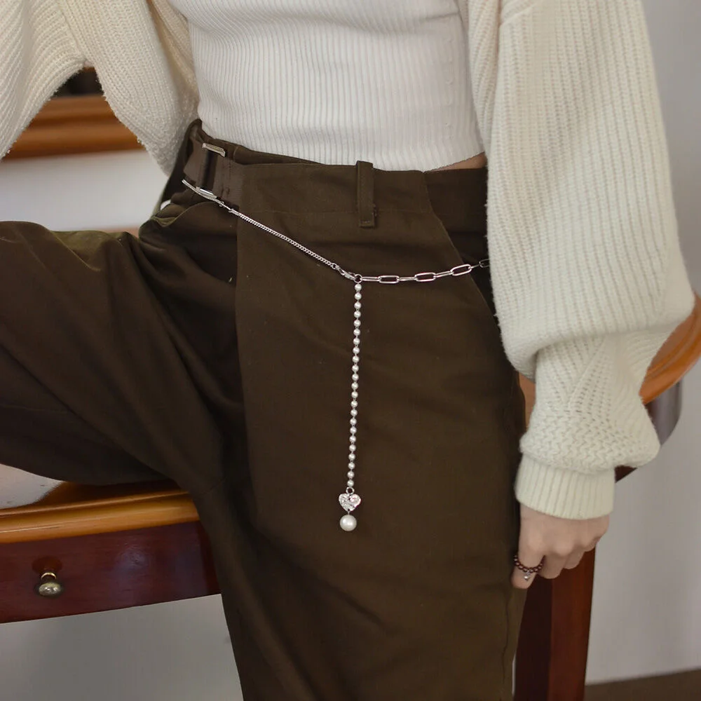 pearl point chain belt
