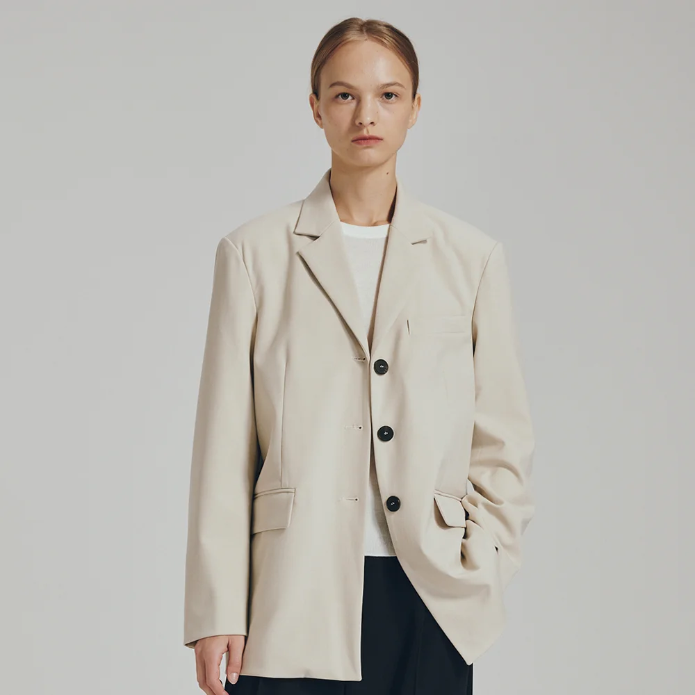 羊毛 Taylor 外套 - 米色 / Wool Tailor Jacket -Beige