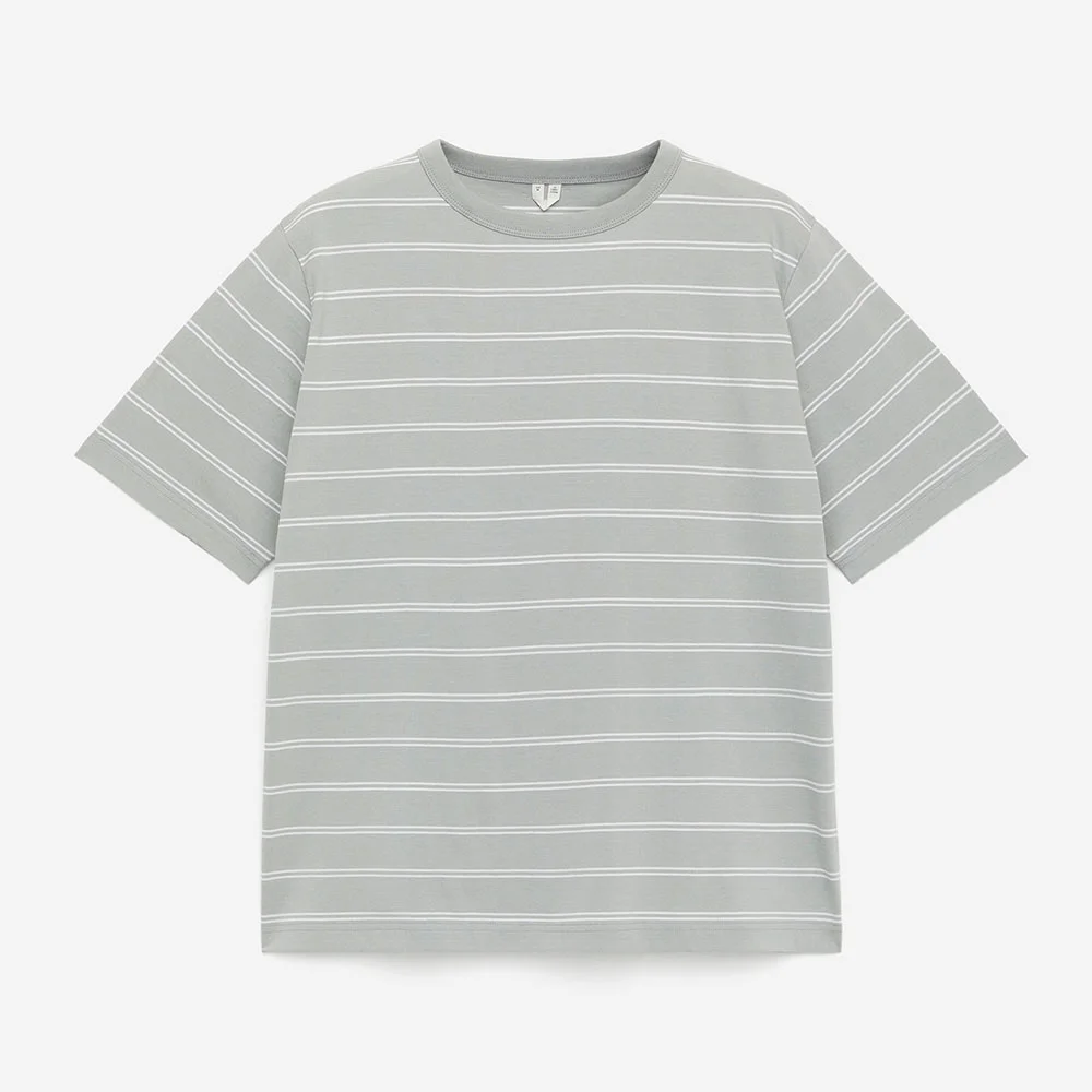 (M) 輕量 T恤 (1277926-003) (薄荷色-白色)