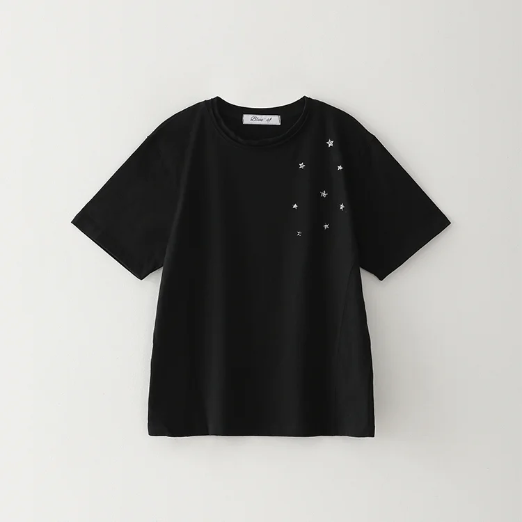 Bluesf vintage 90s star crop Tee