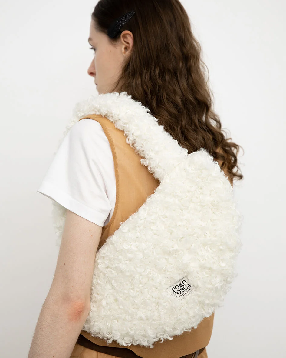 Half circle bag (White)
