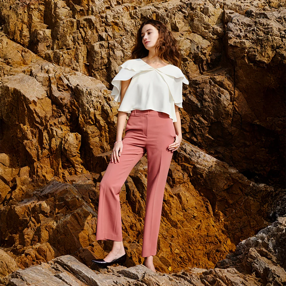 Flared Trousers_Terra Cotta