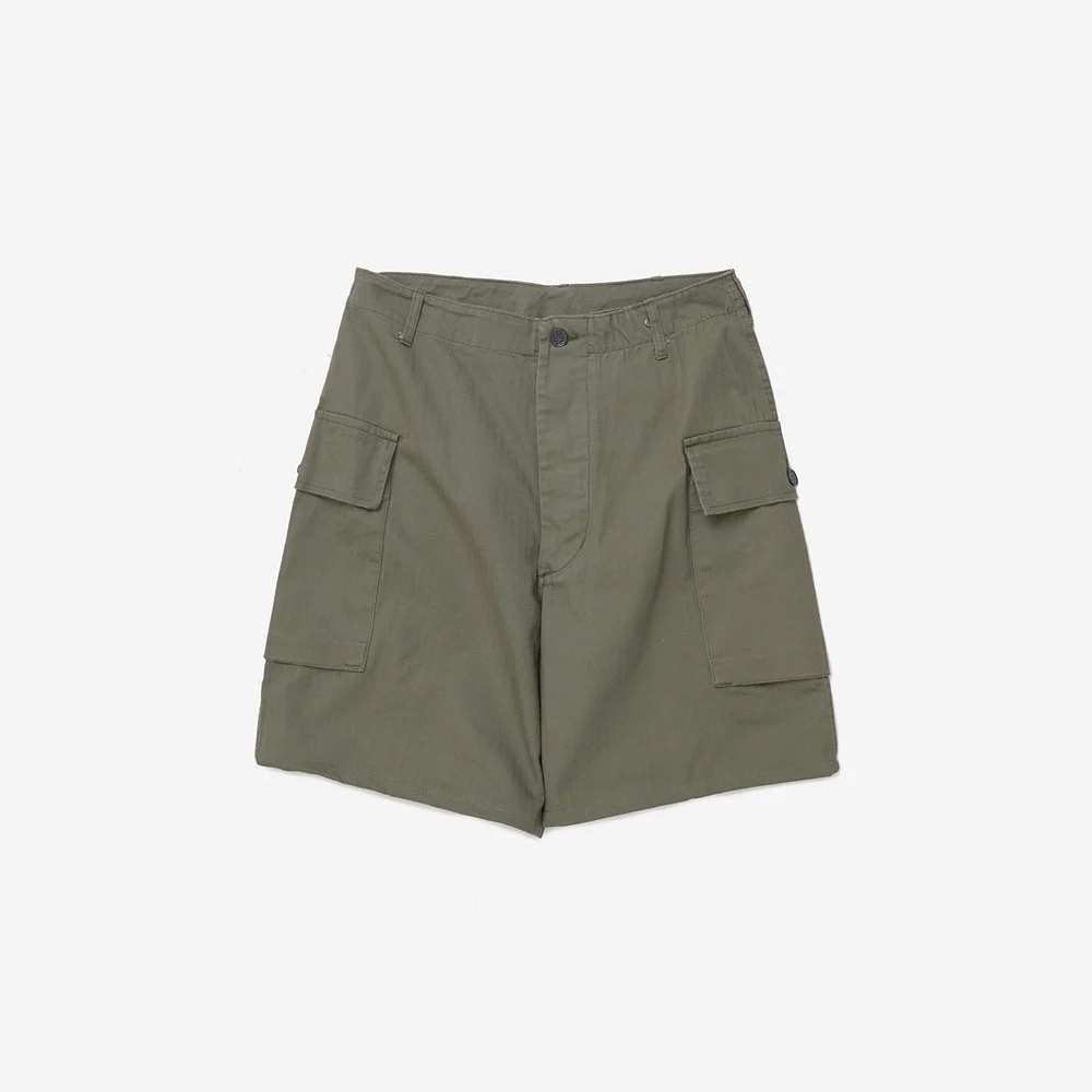 YMCL KY US M-43 HBT Cargo Short Pants - Olive