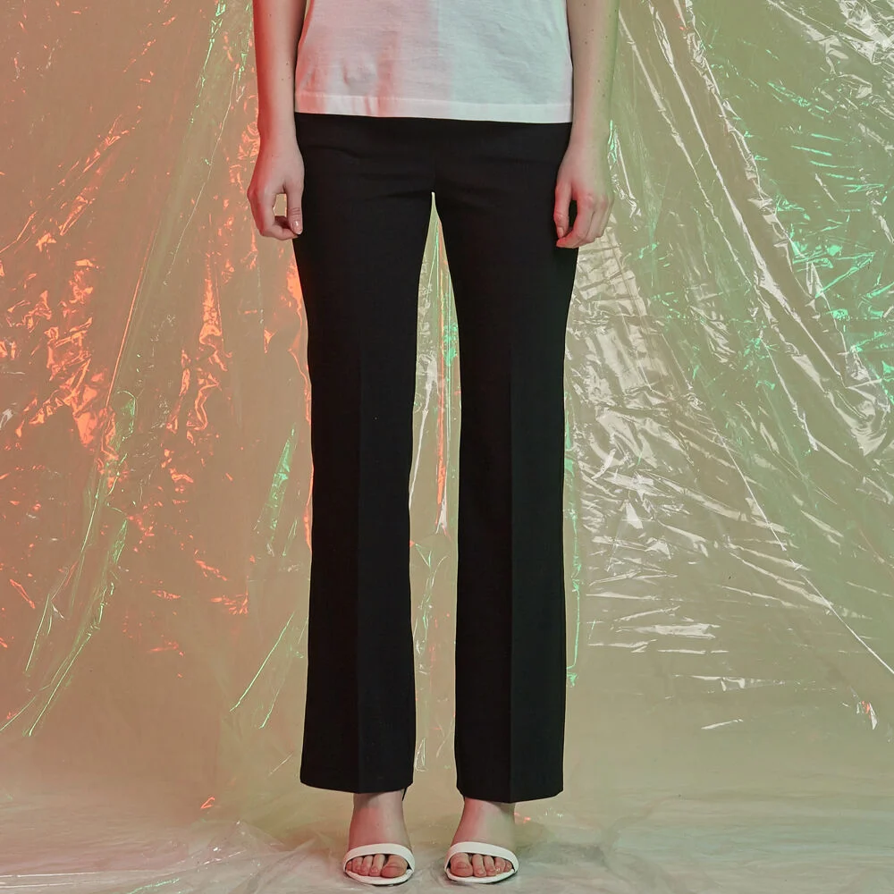 NEW BOOTS CUT SLACKS BLACK