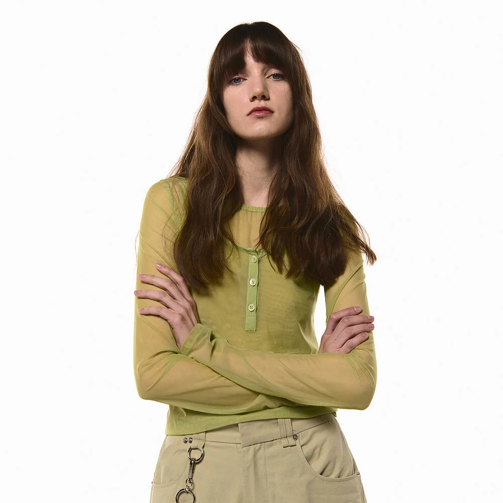 SHEER DOUBLE LAYERED TOP
