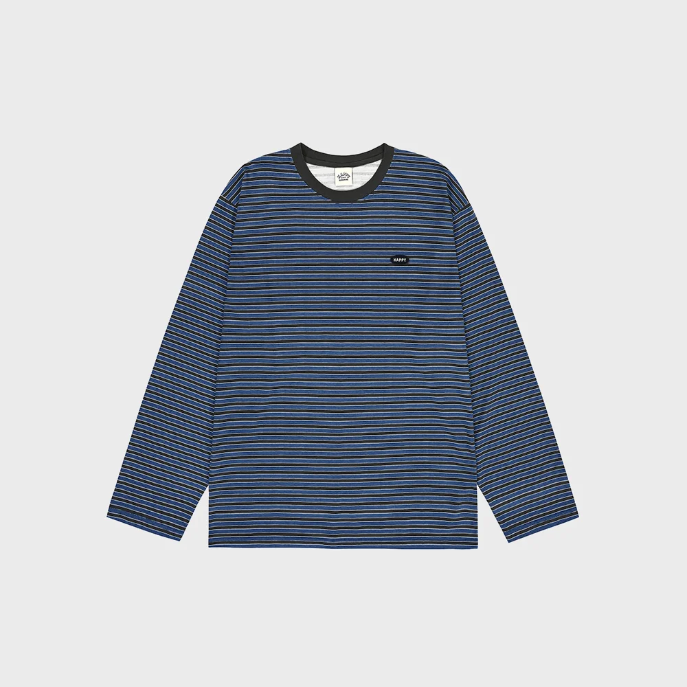 INDIGO STRIPE LONG SLEEVE (BLUE)