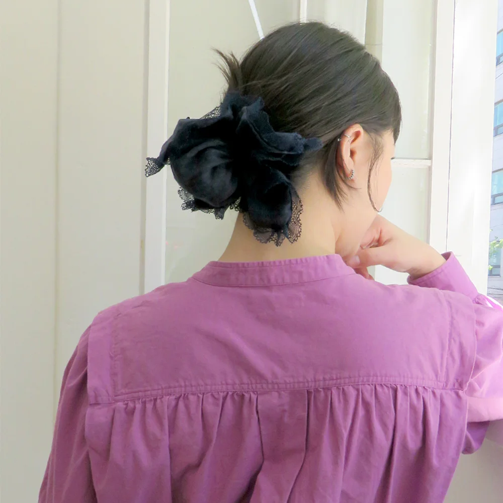 Lingerie bun cover, GRAPE