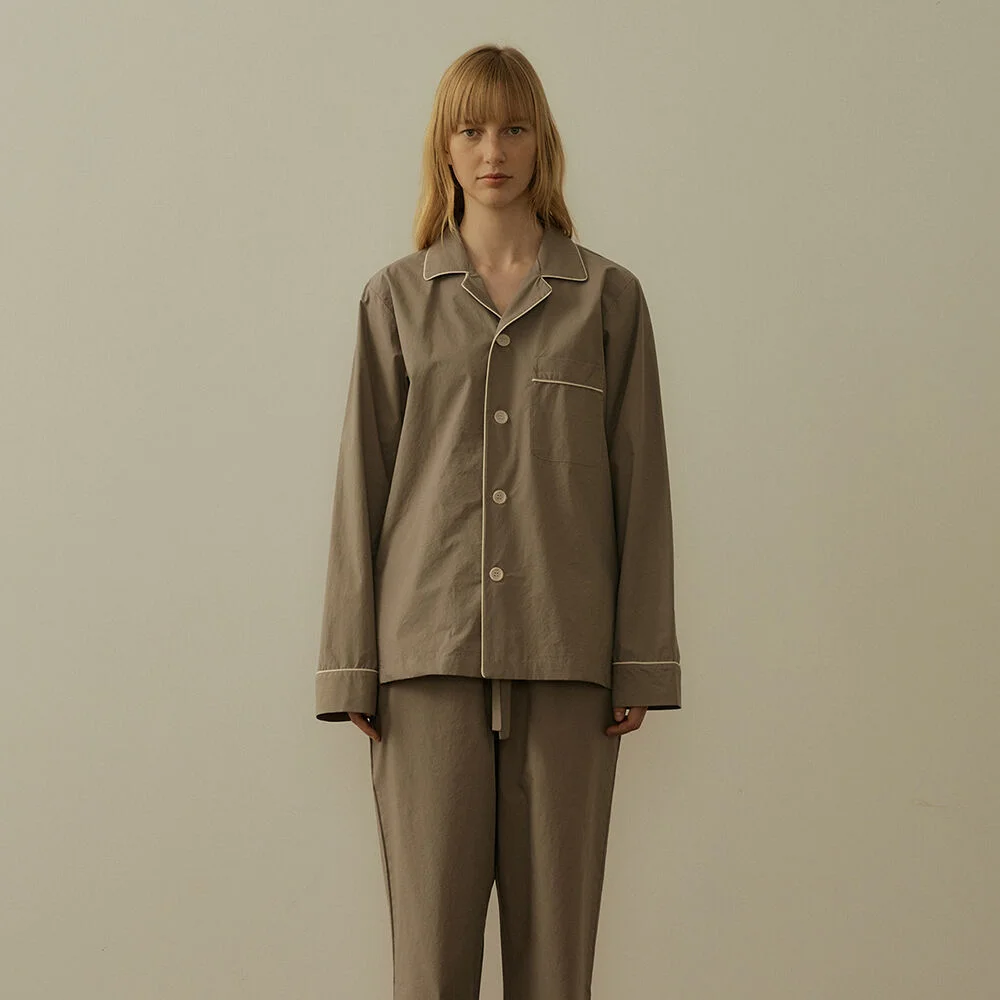 (w) Readymade Pajama Set Grey