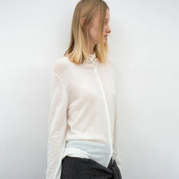 SHEER ALPACA HIGHNECK 2WAY CARDIGAN(CD-2246)