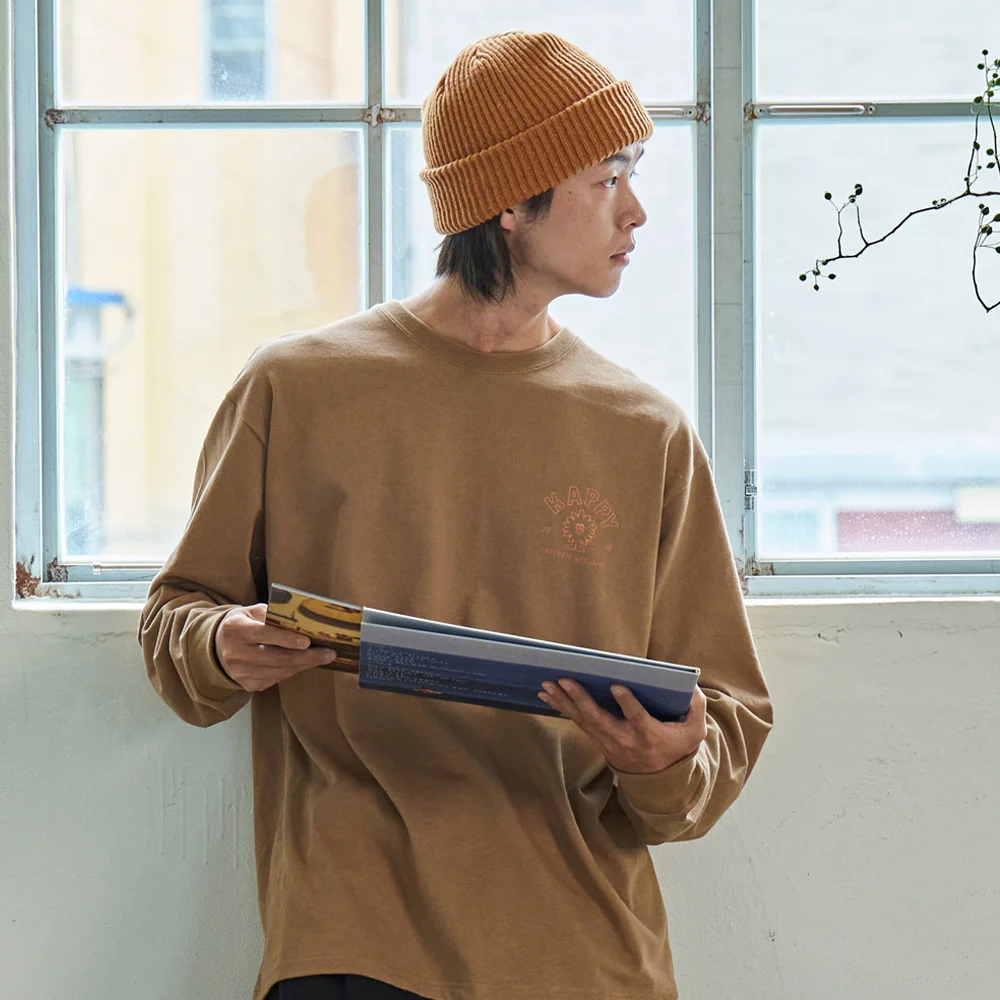 KAPPY SUNSHINE LONG SLEEVE (BROWN)
