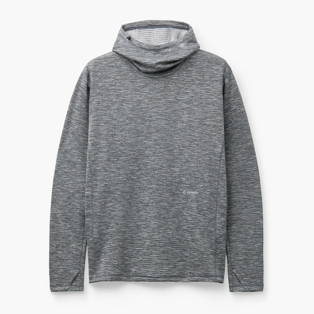 ZERO 活力 網格 連帽衫_Charcoal Gray