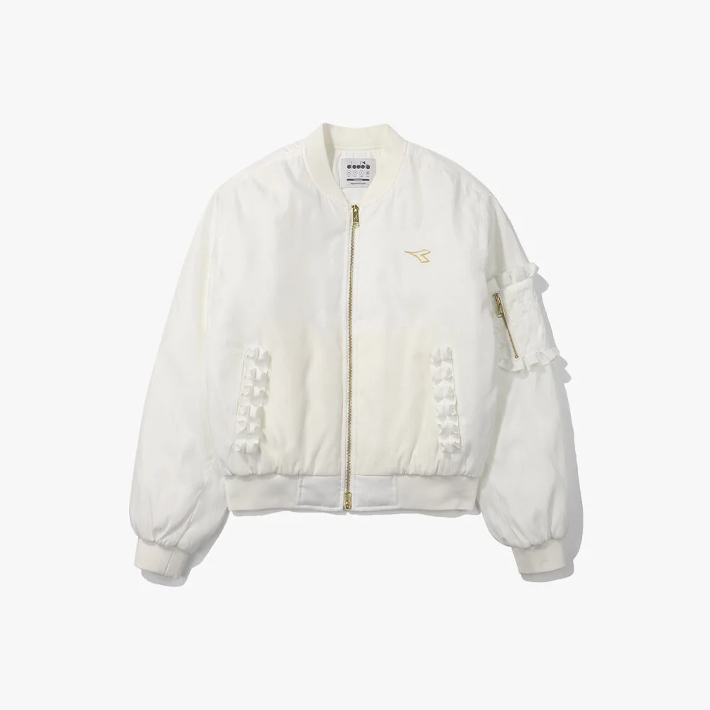 Cross Court 飛行員夾克 女裝 OFF WHITE