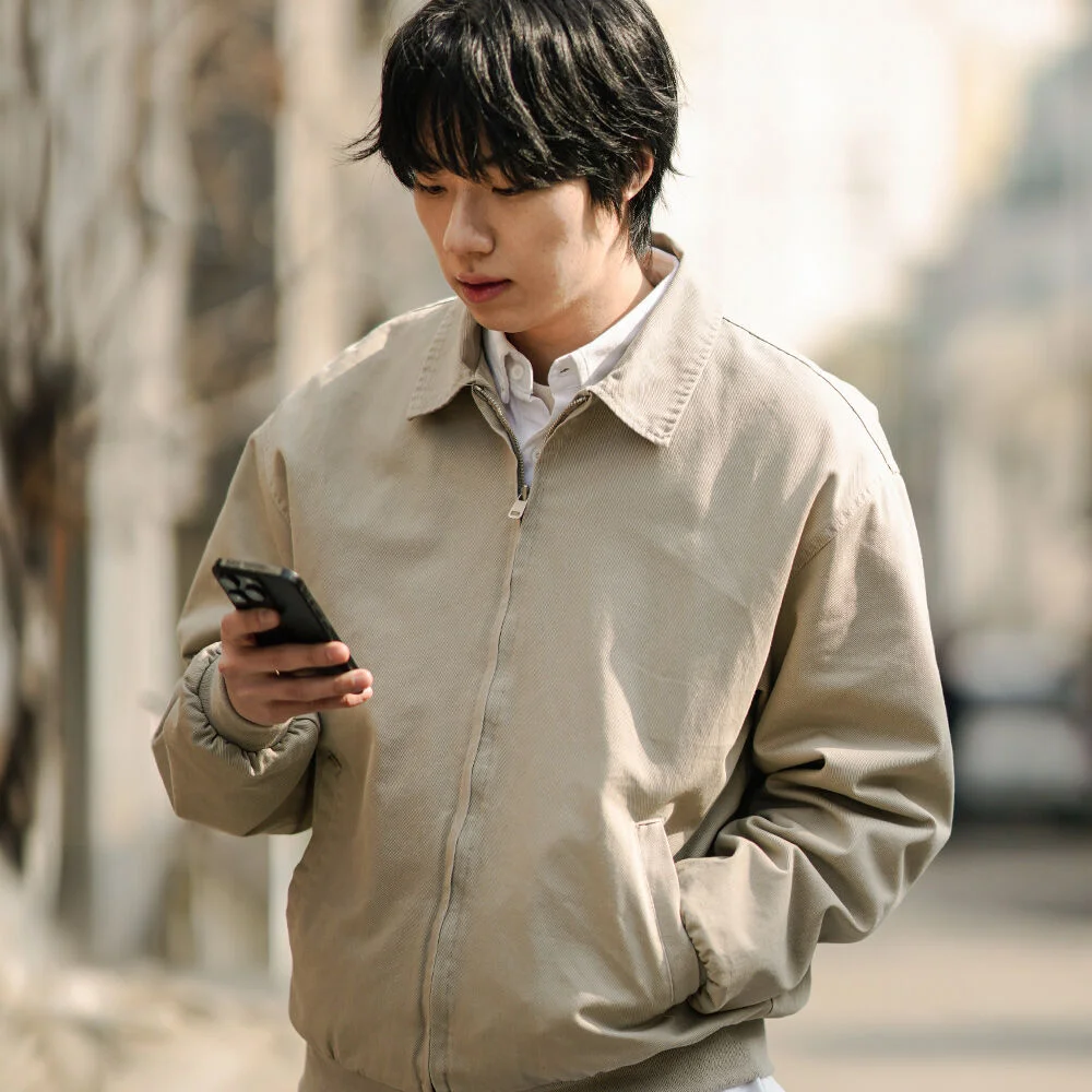 Workman 經典 Harrington 外套 淺米色 SOJK2605