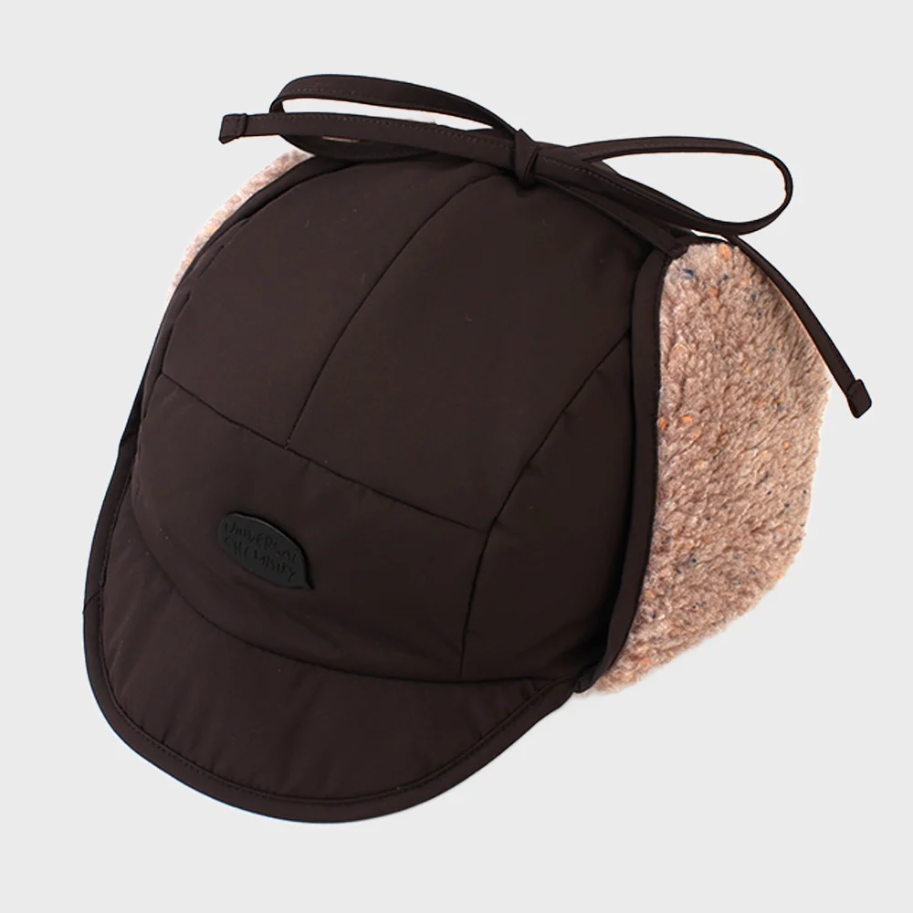 Retro Poly Brown Earflap Cap 護耳帽
