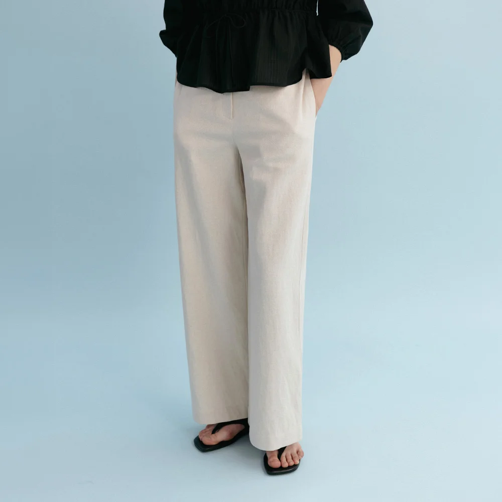 EZELL STRAIGHT PANTS_NATURAL