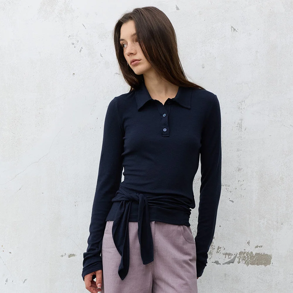 Unbalance Ruffle T-shirts VW6AE966_2color