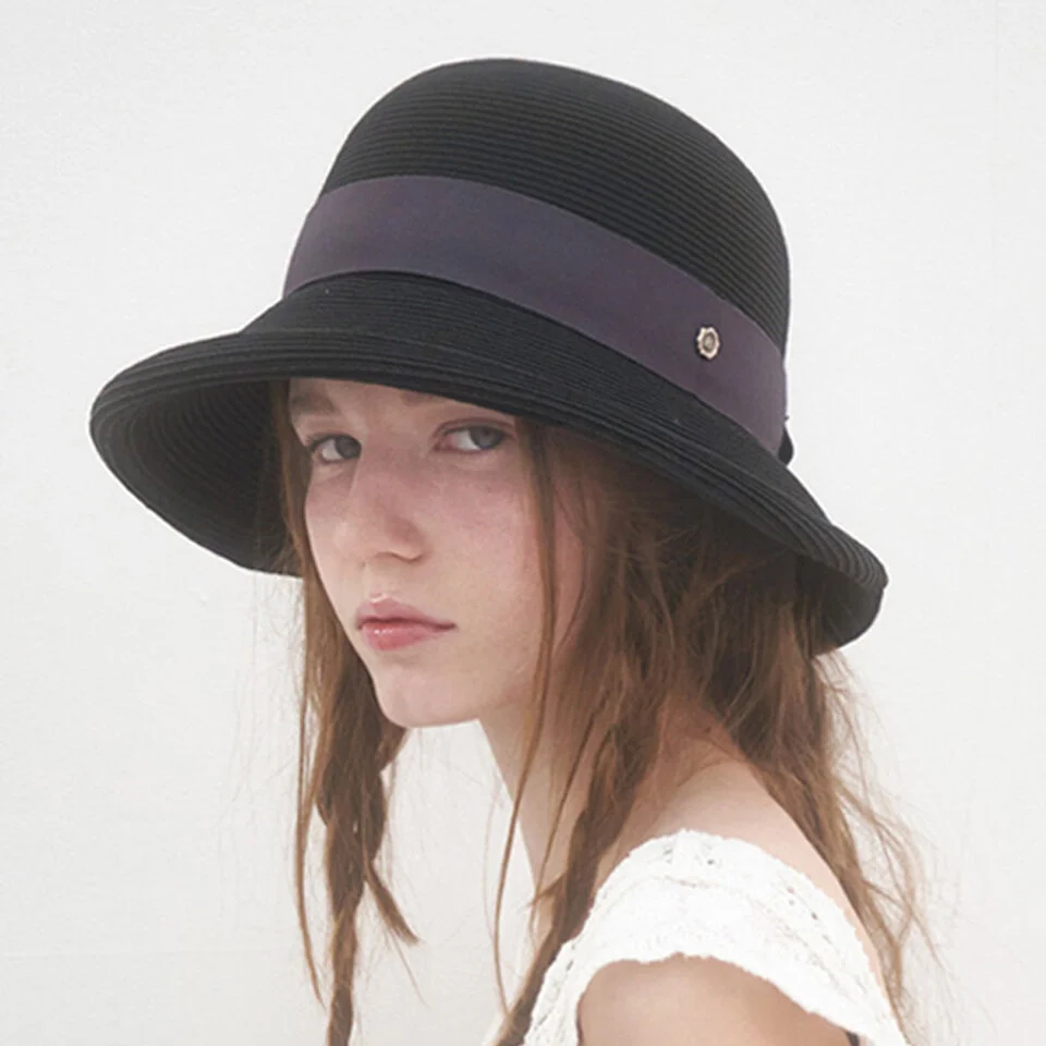 Étoile Straw Hat - Black