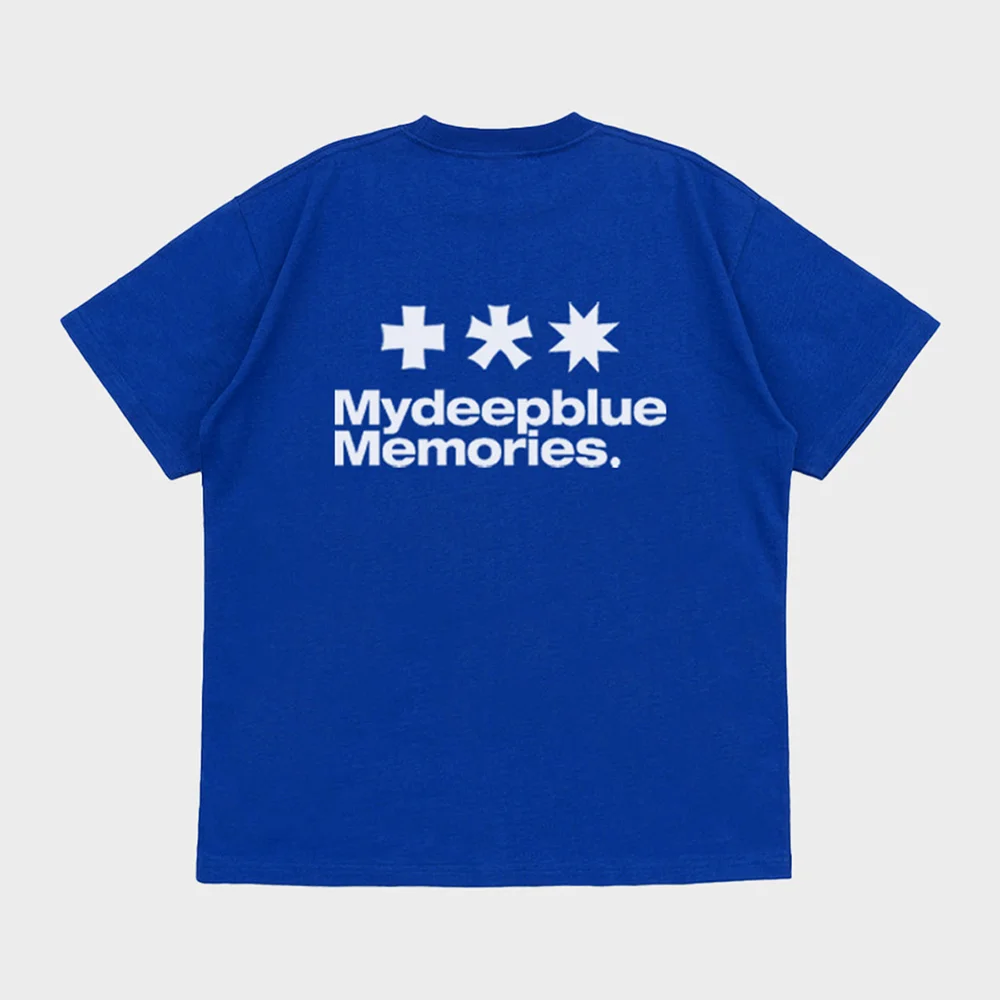 Mm Symbol Logo T-Shirts (BLUE)