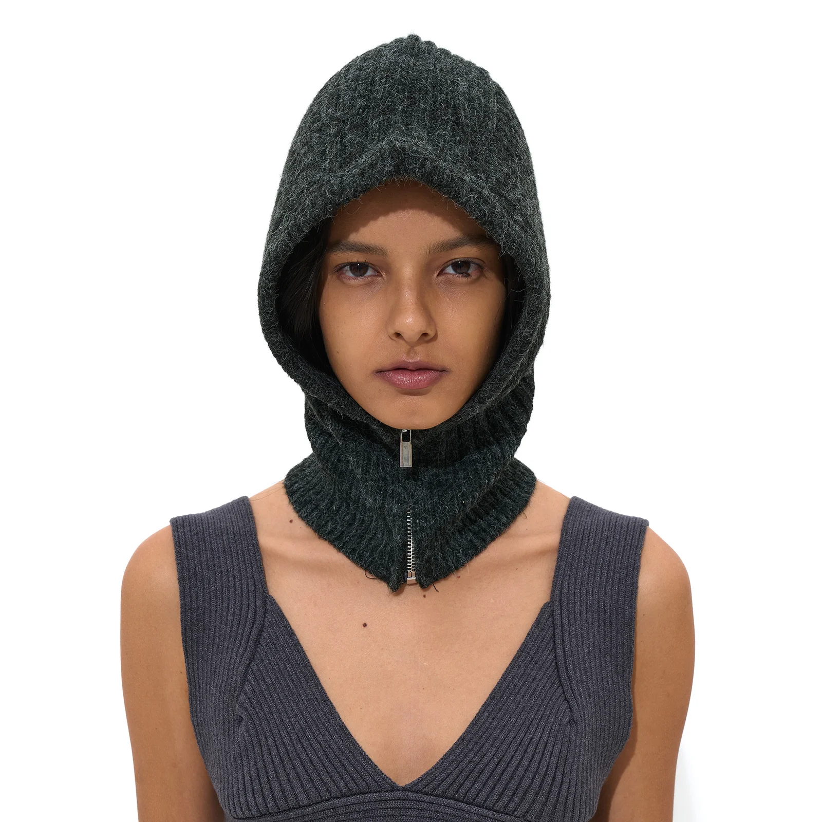 KNIT BALACLAVA_CHARCOAL