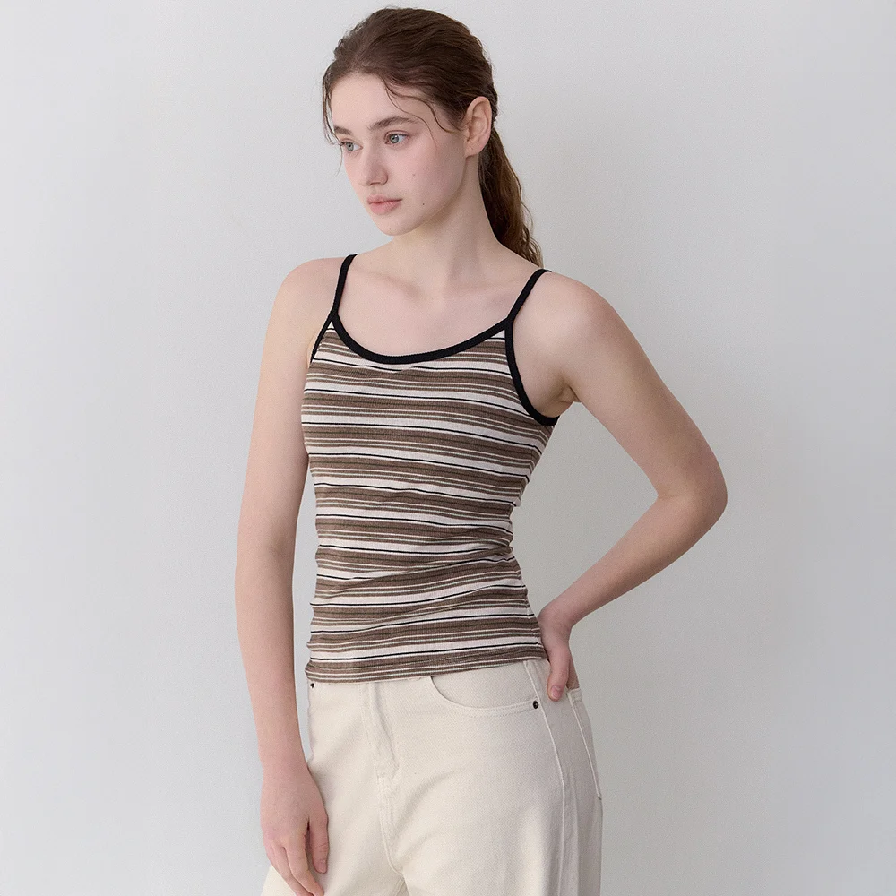 Lena 條紋 吊帶背心 內衣背心 3colors