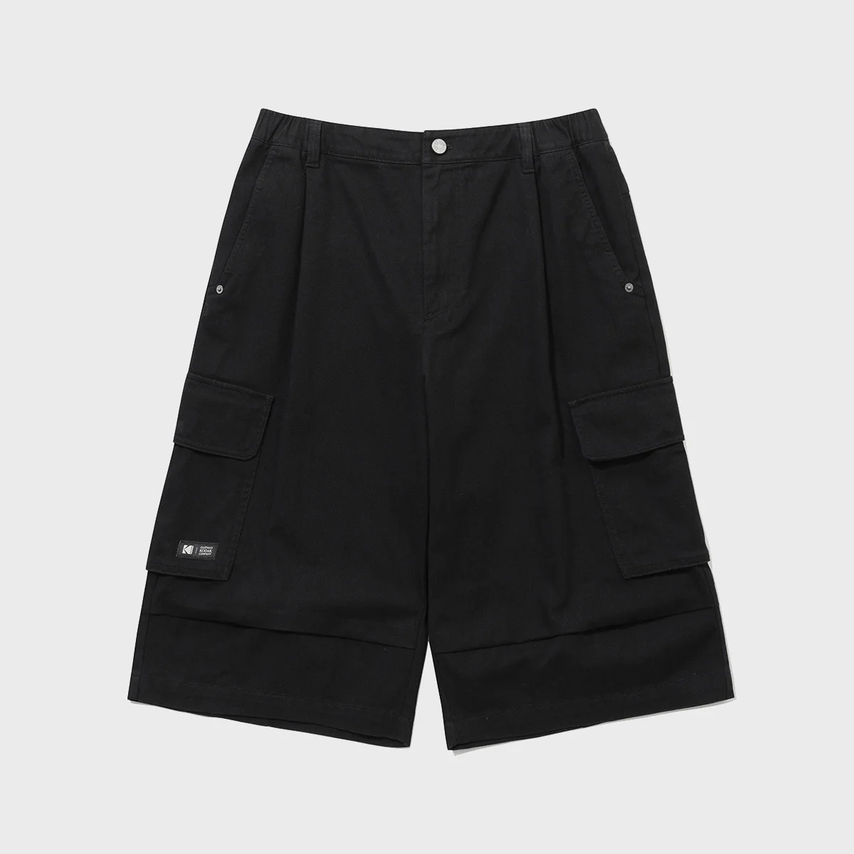 工裝 百慕達 純棉 短褲 BLACK
