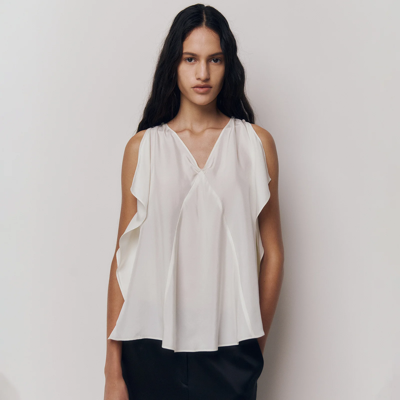 Arden Silk Blouse Cream