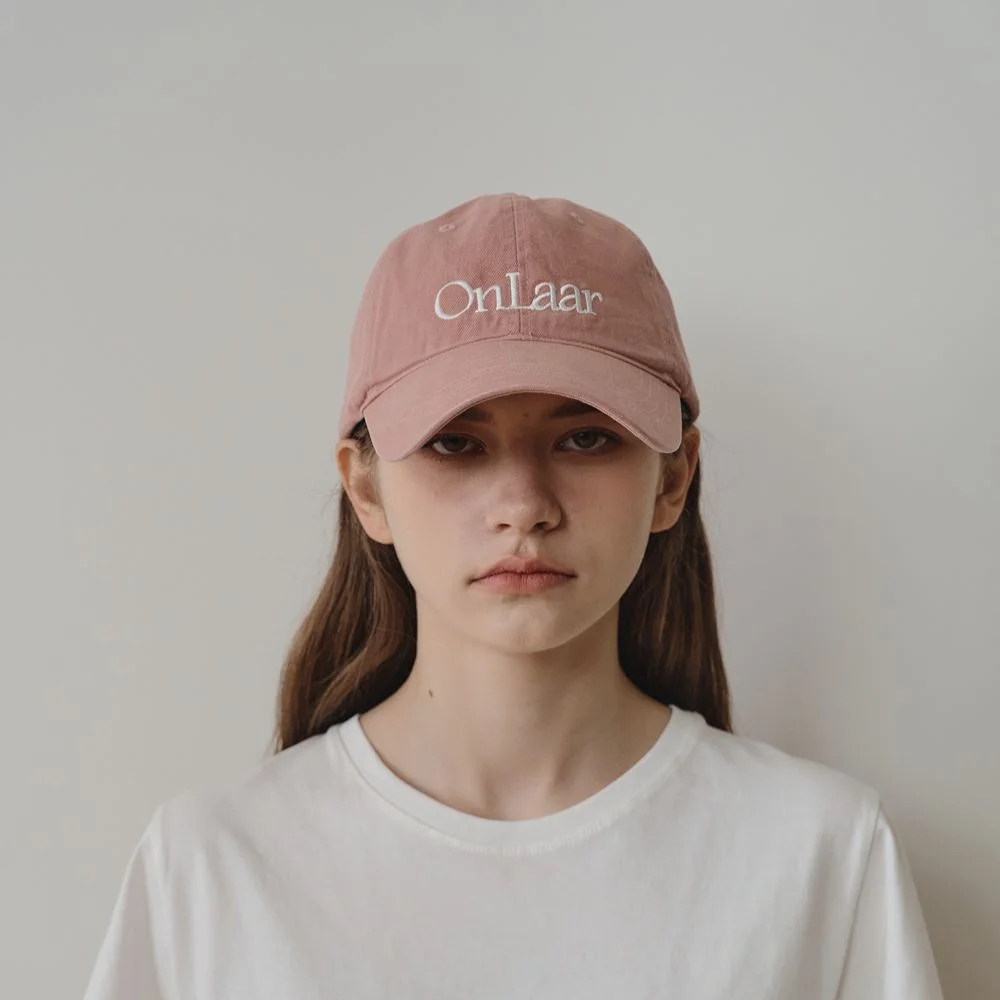 Washed Logo Ball Cap (Pink)