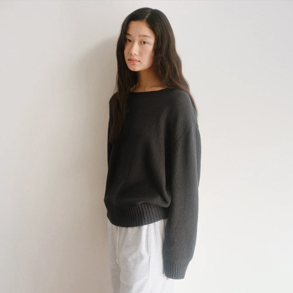 Ground knit_Dusty Navy